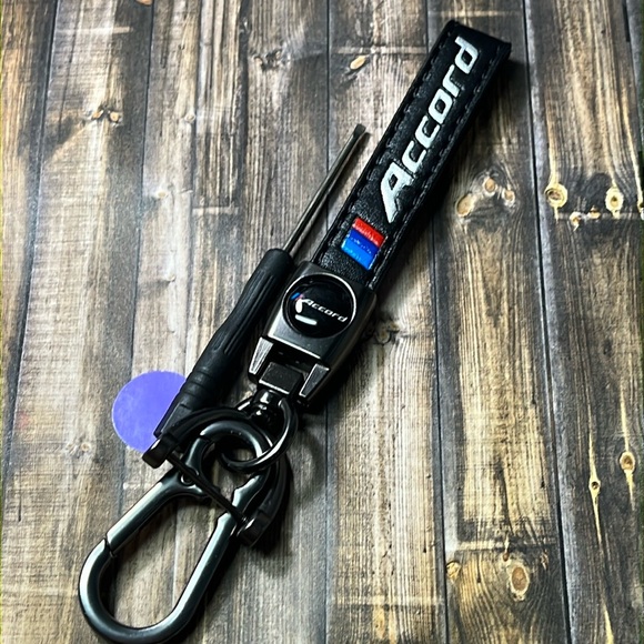 5for$10 Honda Accord Leather Car Keychain Key And Fob Holder with Screwdriver - Picture 5 of 5